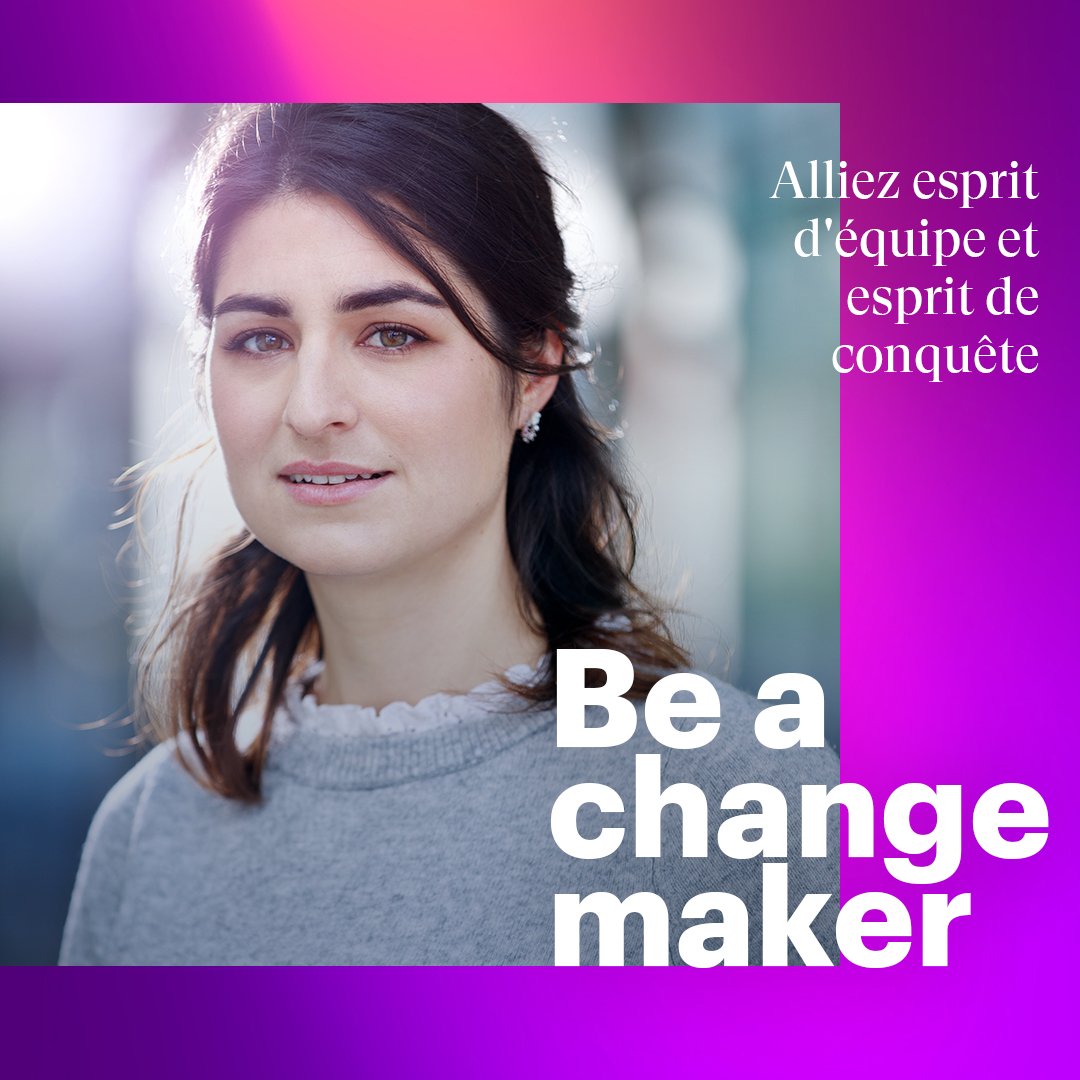 Agence WAT - Accenture - Be A Change Maker - Alliez esprit d'équipe et de conquête