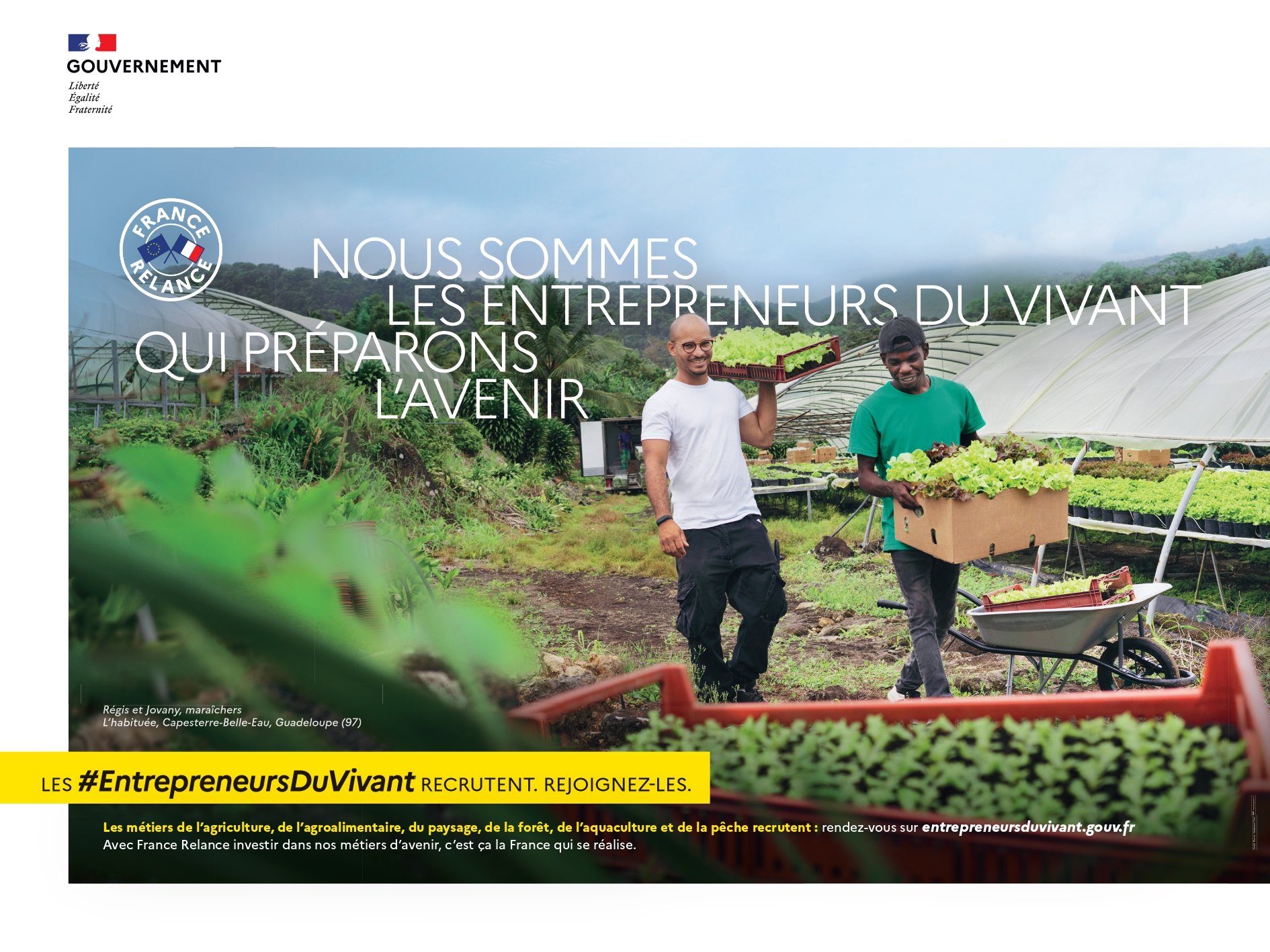 Agence WAT - Ministère de l'agriculture - Affiches A5 - Agriculteurs