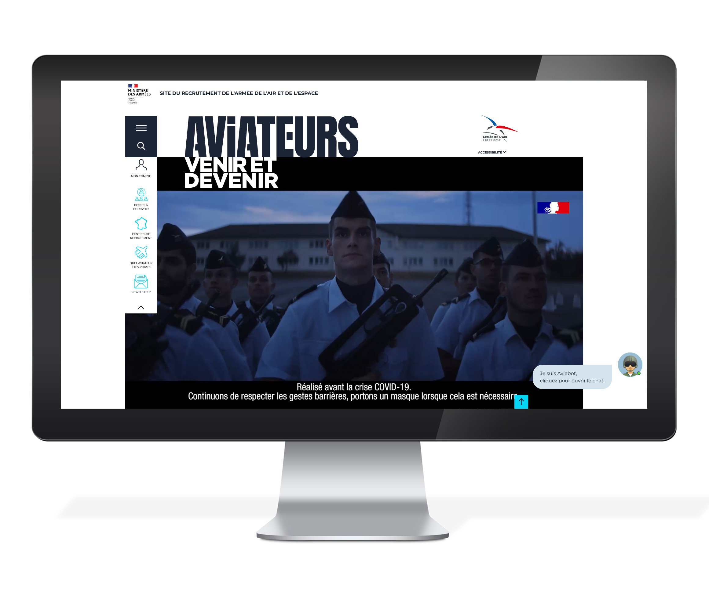 Agence WAT - Armée de l'Air et de l'Espace - Site web - Homepage